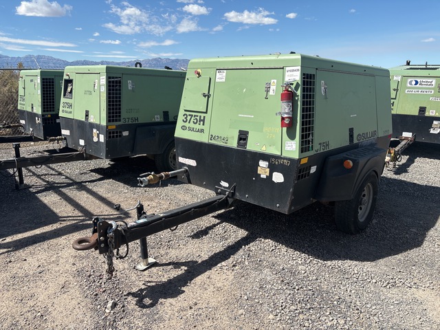2019 Sullair 375H DPQ-JD3 Air Compressor