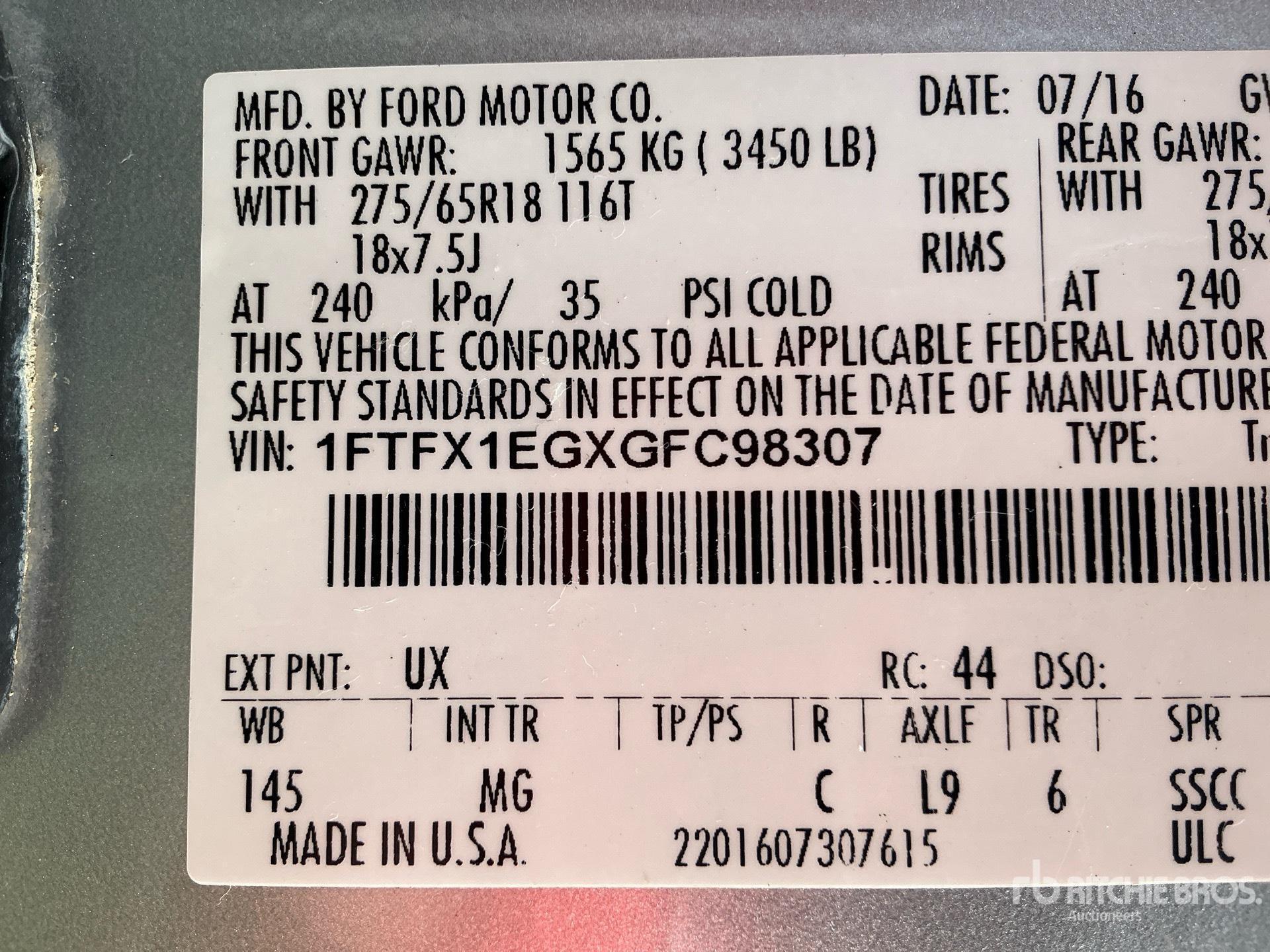 2016 Ford F-150