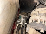 Engine with A/C Compressor