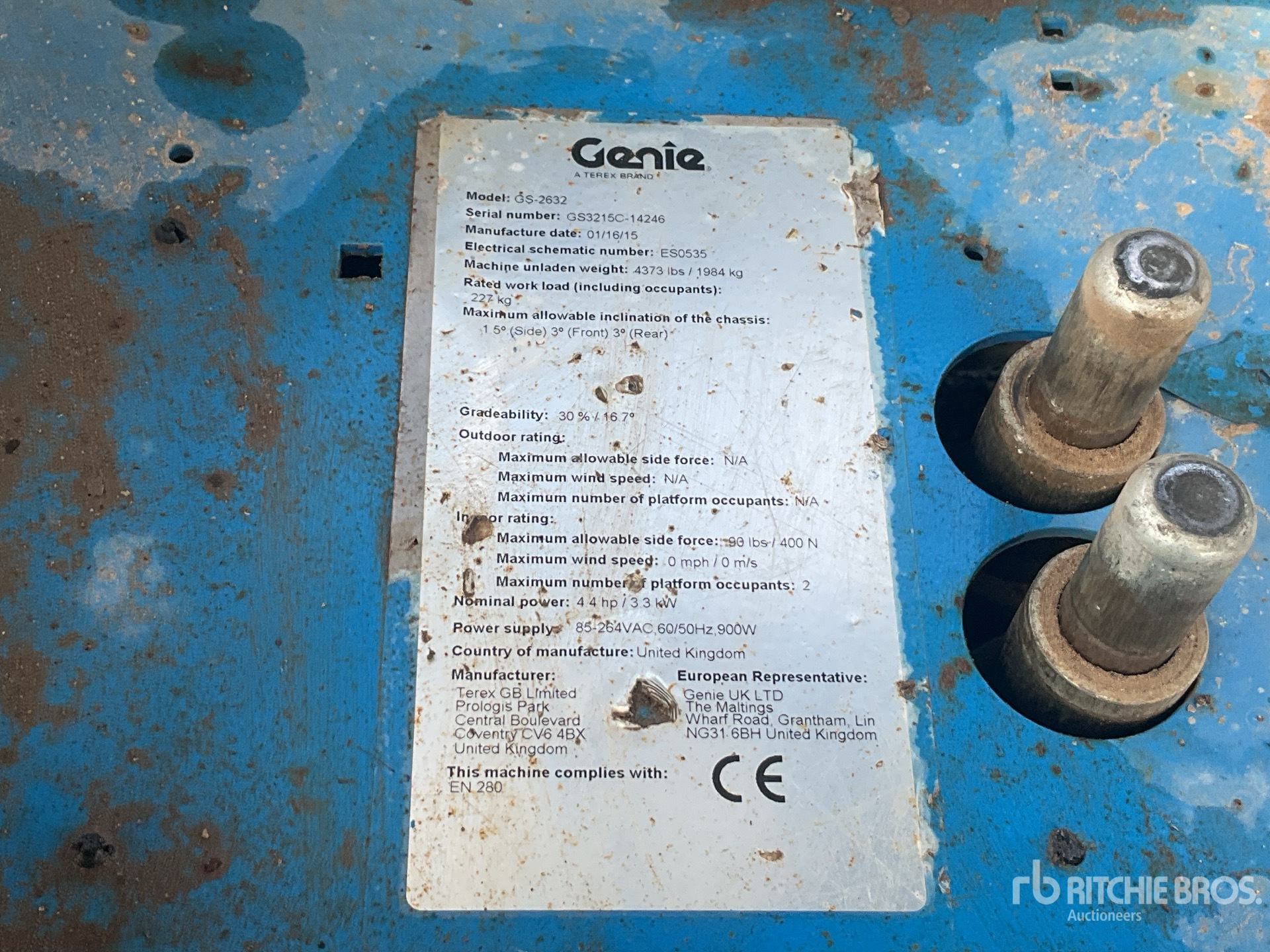 2015 Genie GS2632