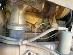 Engine with A/C Compressor