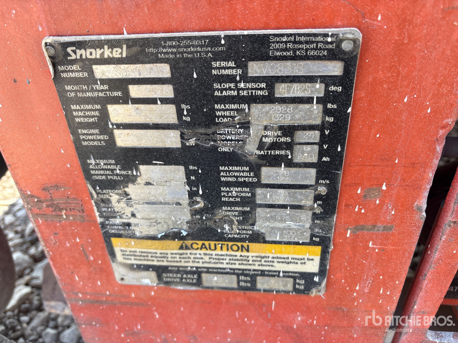2007 Snorkel S3246