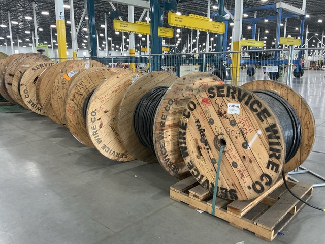 Quantity of (7) Copper Wire Reels (Unused)