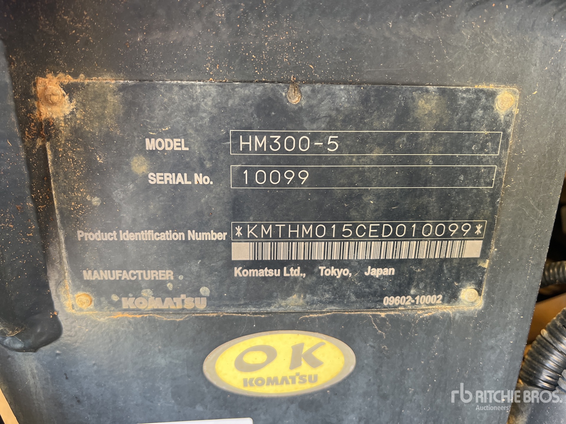 2015 Komatsu HM300-5
