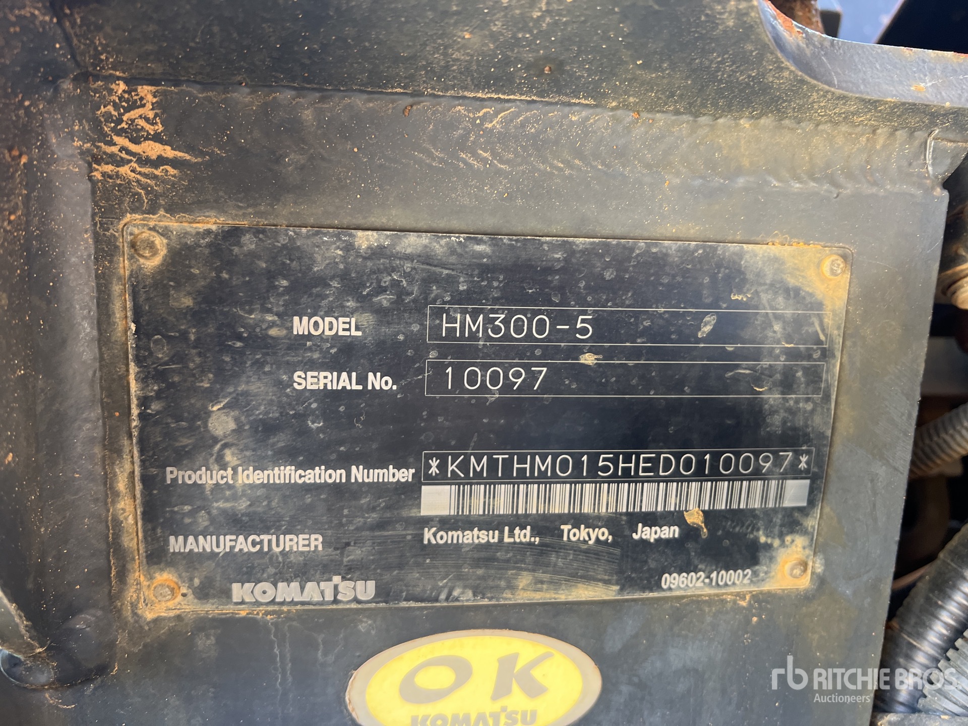 2015 Komatsu HM300-5