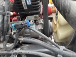 Engine with A/C Compressor