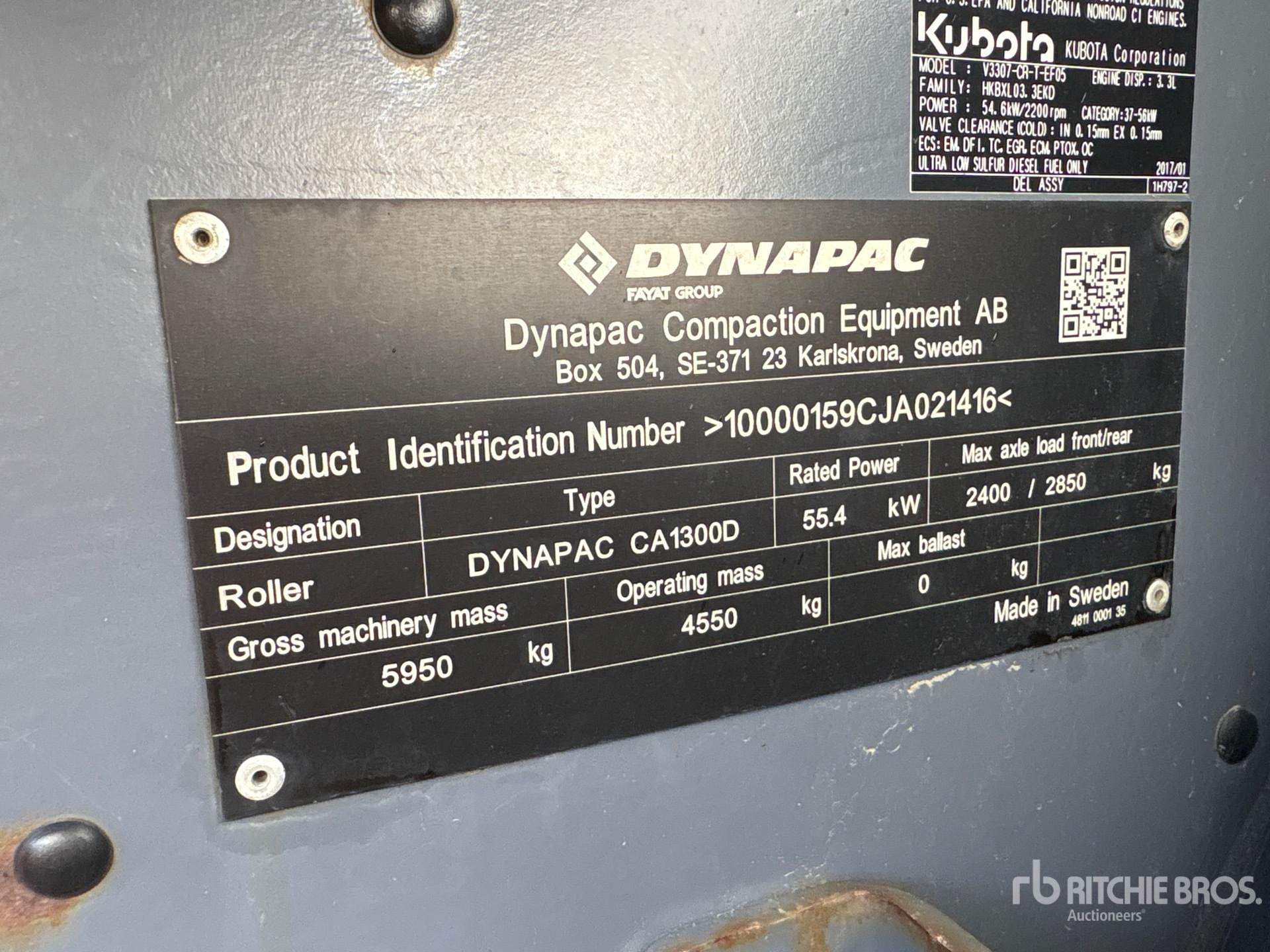 2018 Dynapac CA1300D