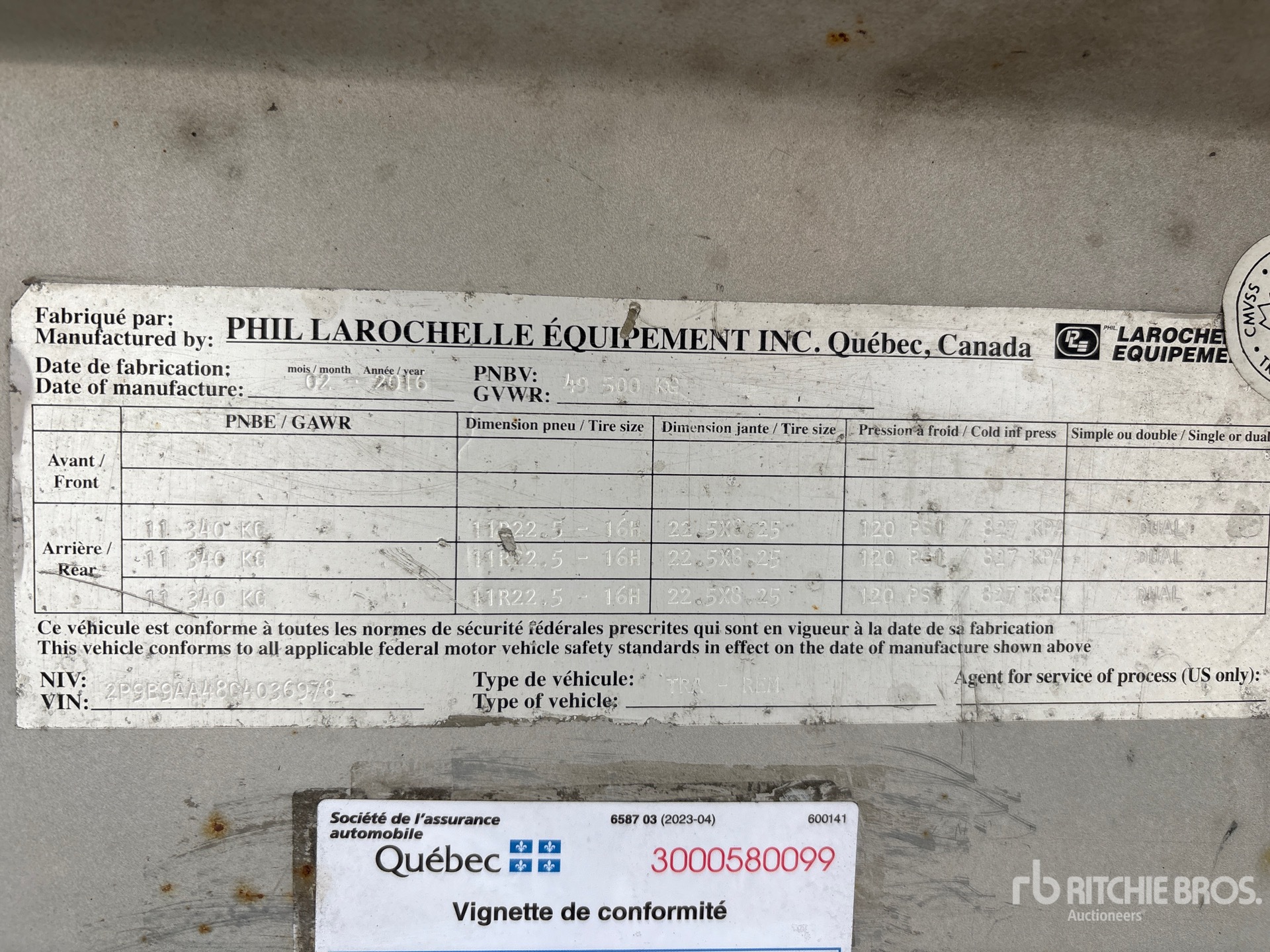 2016 Larochelle M553D