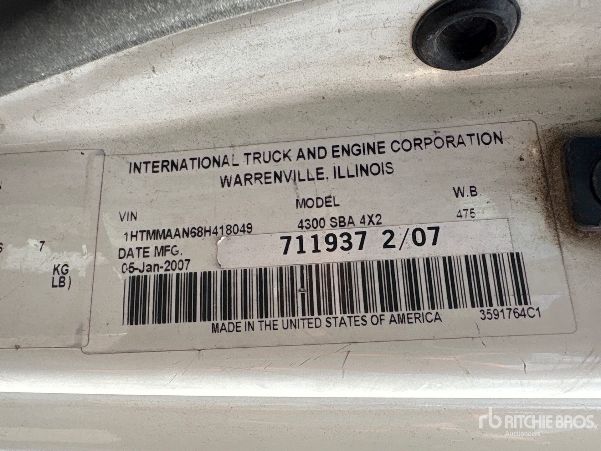 2008 International 4300 SBA