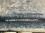 General Appearance with Frame Stamp Serial Number/VIN Photo