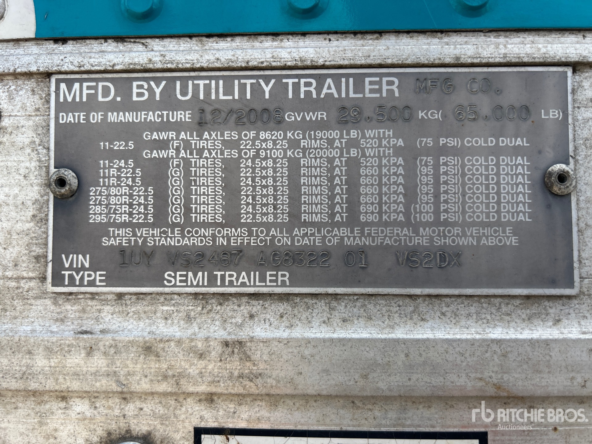 2010 Utility VS2DX
