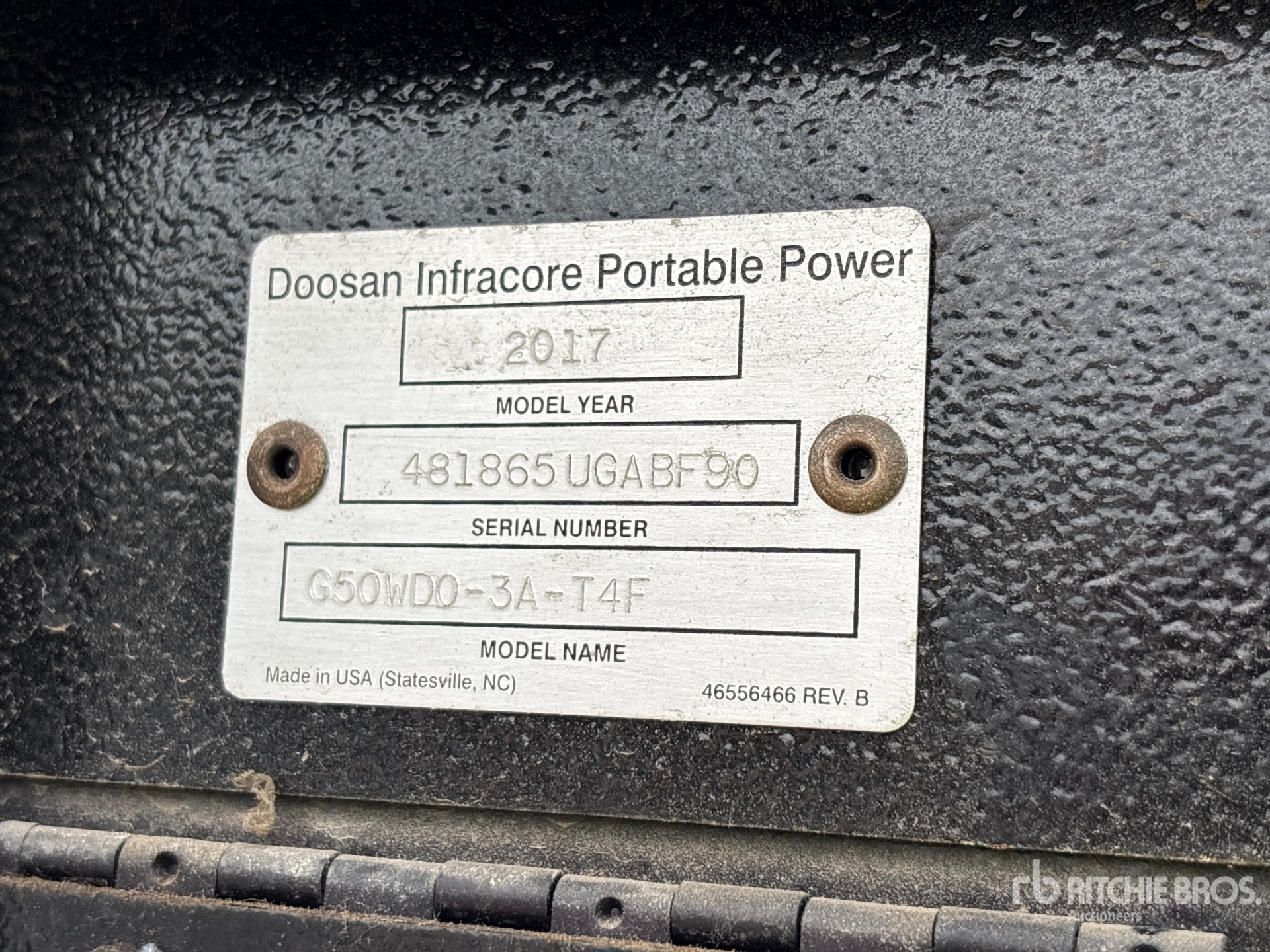 2017 Doosan G50WDO-3A-T4F