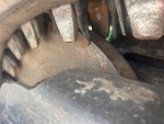 Undercarriage with Front Idler Wear