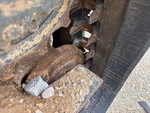 Chassis with Desgaste de las poleas intermedias posteriores