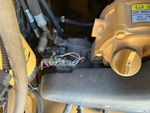 Engine with A/C Compressor