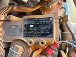 Engine with Emission Label