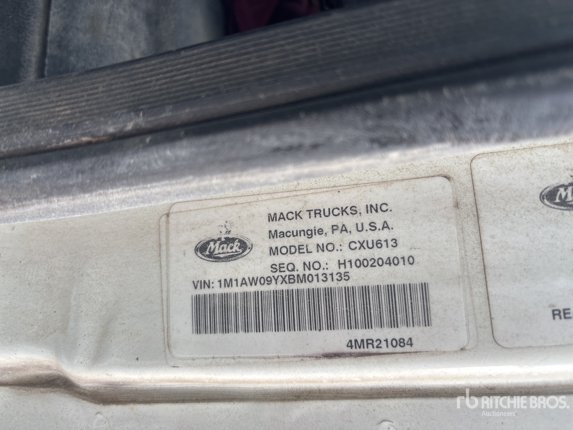Photo of 2011 Mack CXU613