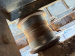 Undercarriage with Left Track Rollers