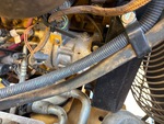 Motor with A/C Compressor