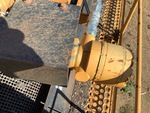 Chassis with Discharge Conveyor Drive Motor