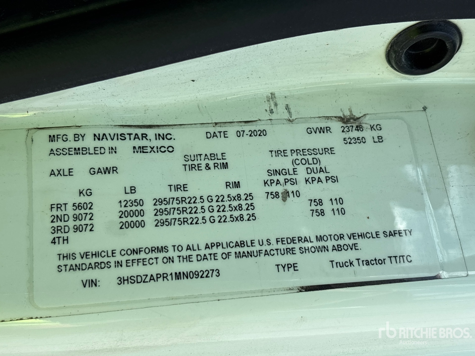 2021 International LT625