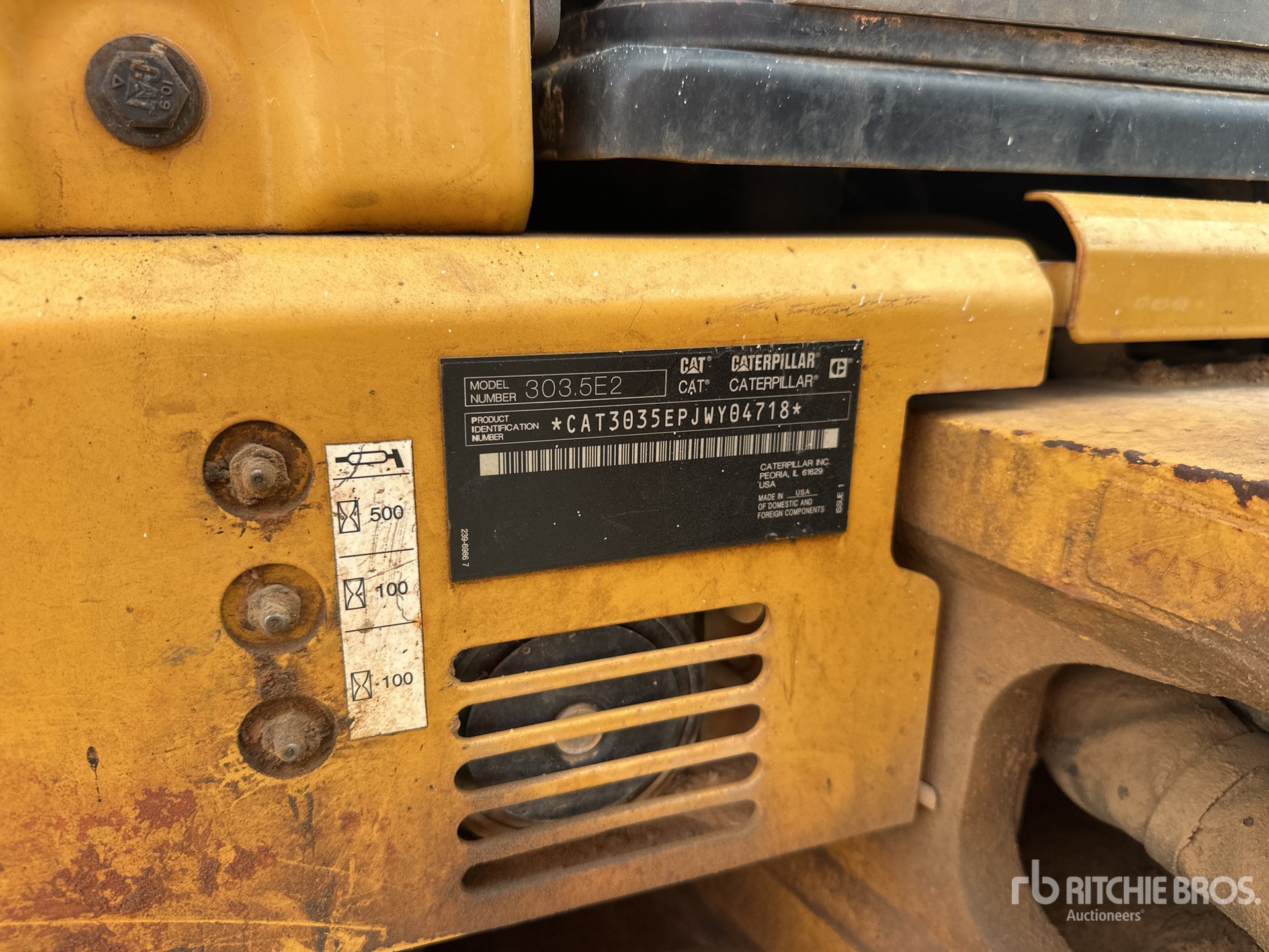 2019 Caterpillar 303.5E2CR