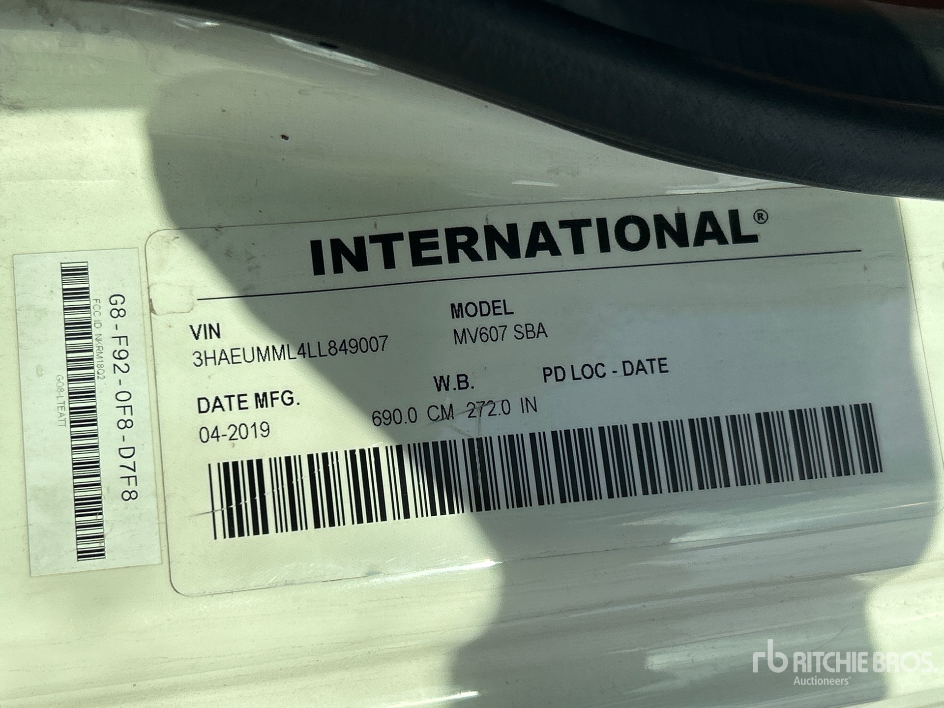 2020 International MV607