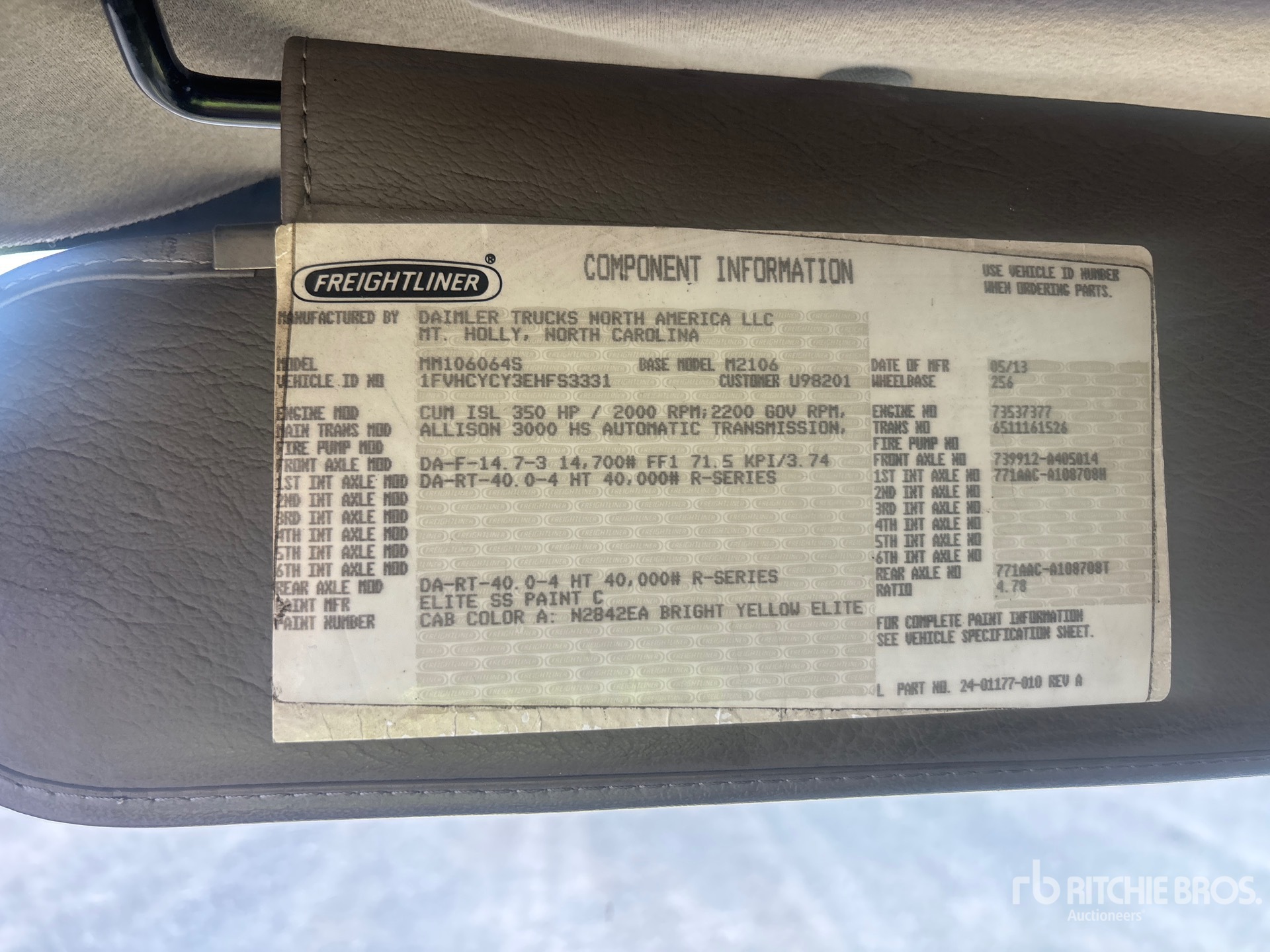 2014 Freightliner M2 106