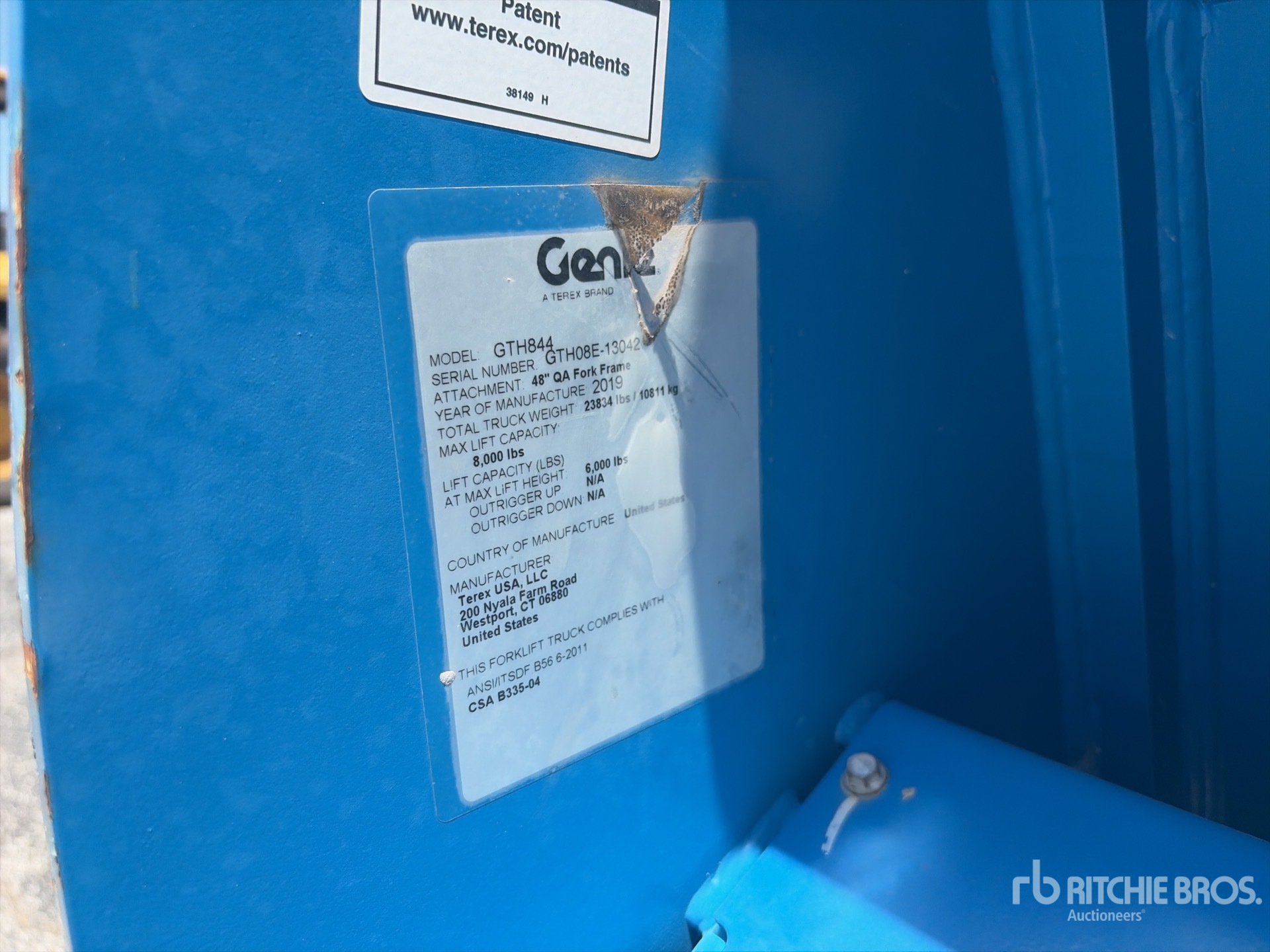 2019 Genie GTH844