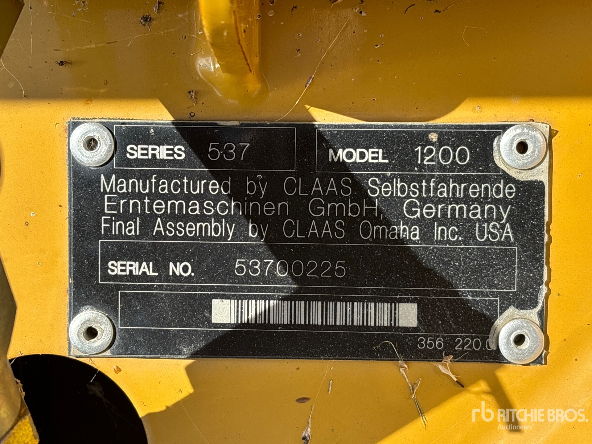 2016 Claas MAXFLO 1200