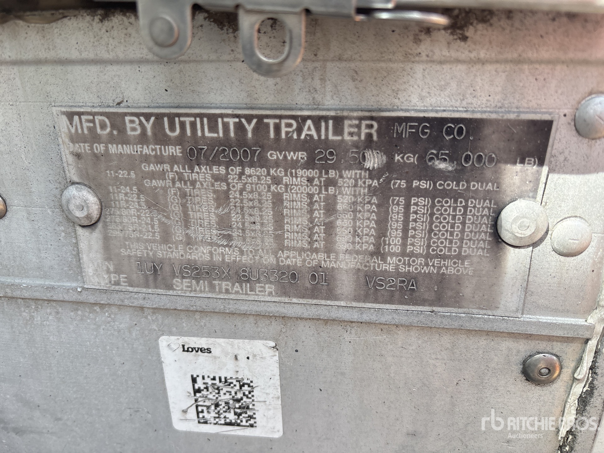 2008 Utility VS2RA