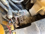Engine with A/C Compressor