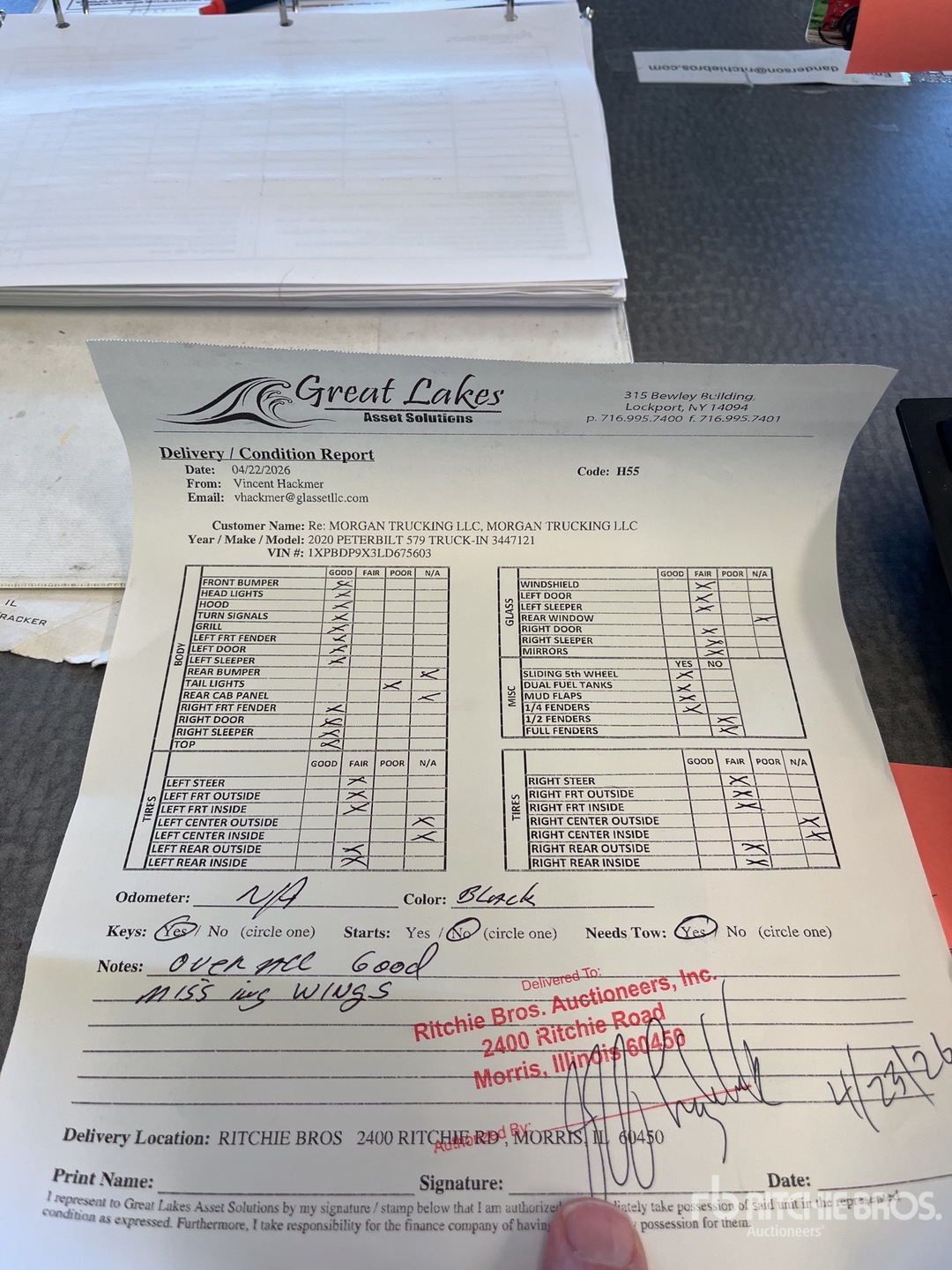 2020 Peterbilt 579