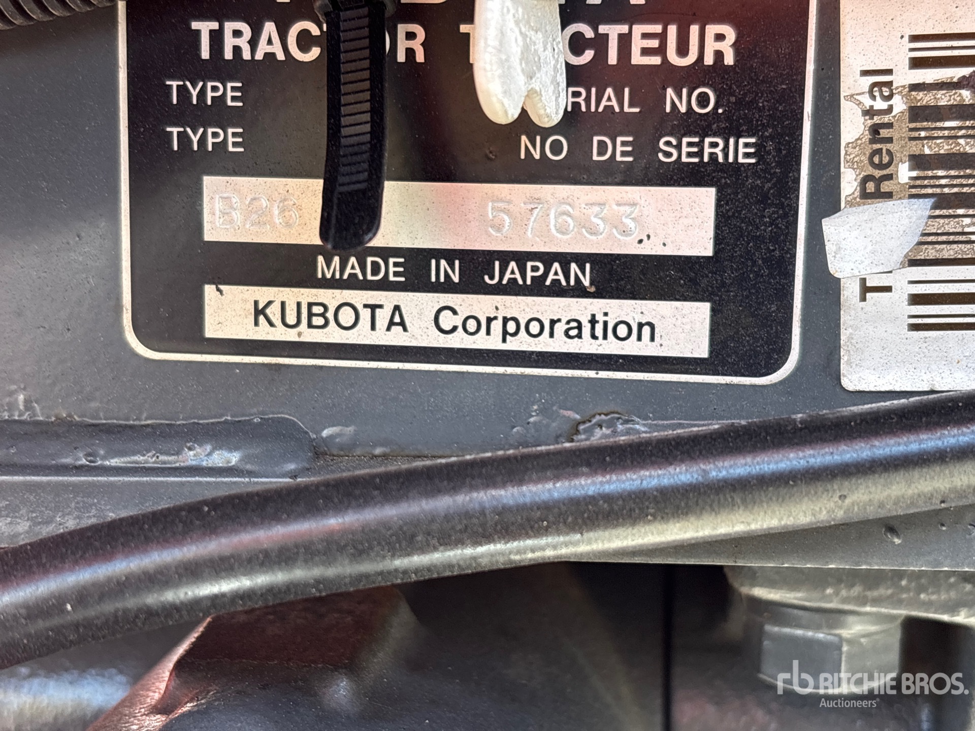 2019 Kubota B26