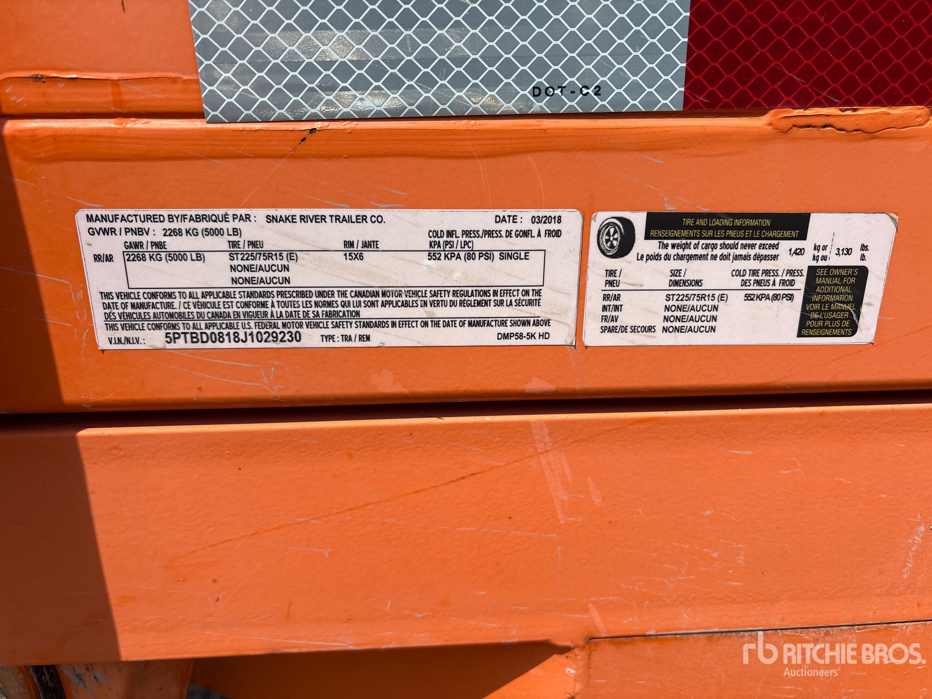 2018 Snake River DMP58-5KHD