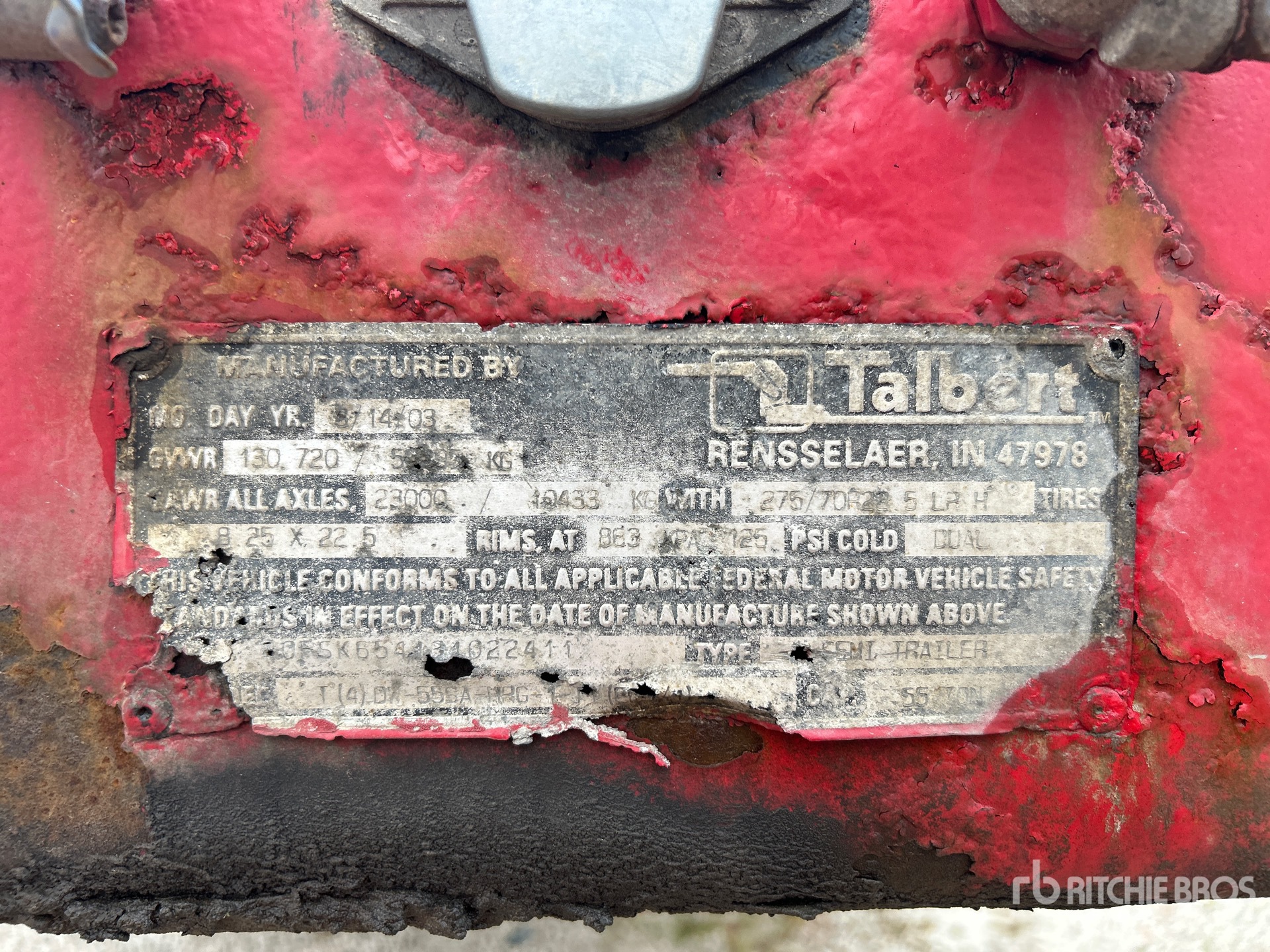 2003 Talbert T(4)DW-55SA-HRG