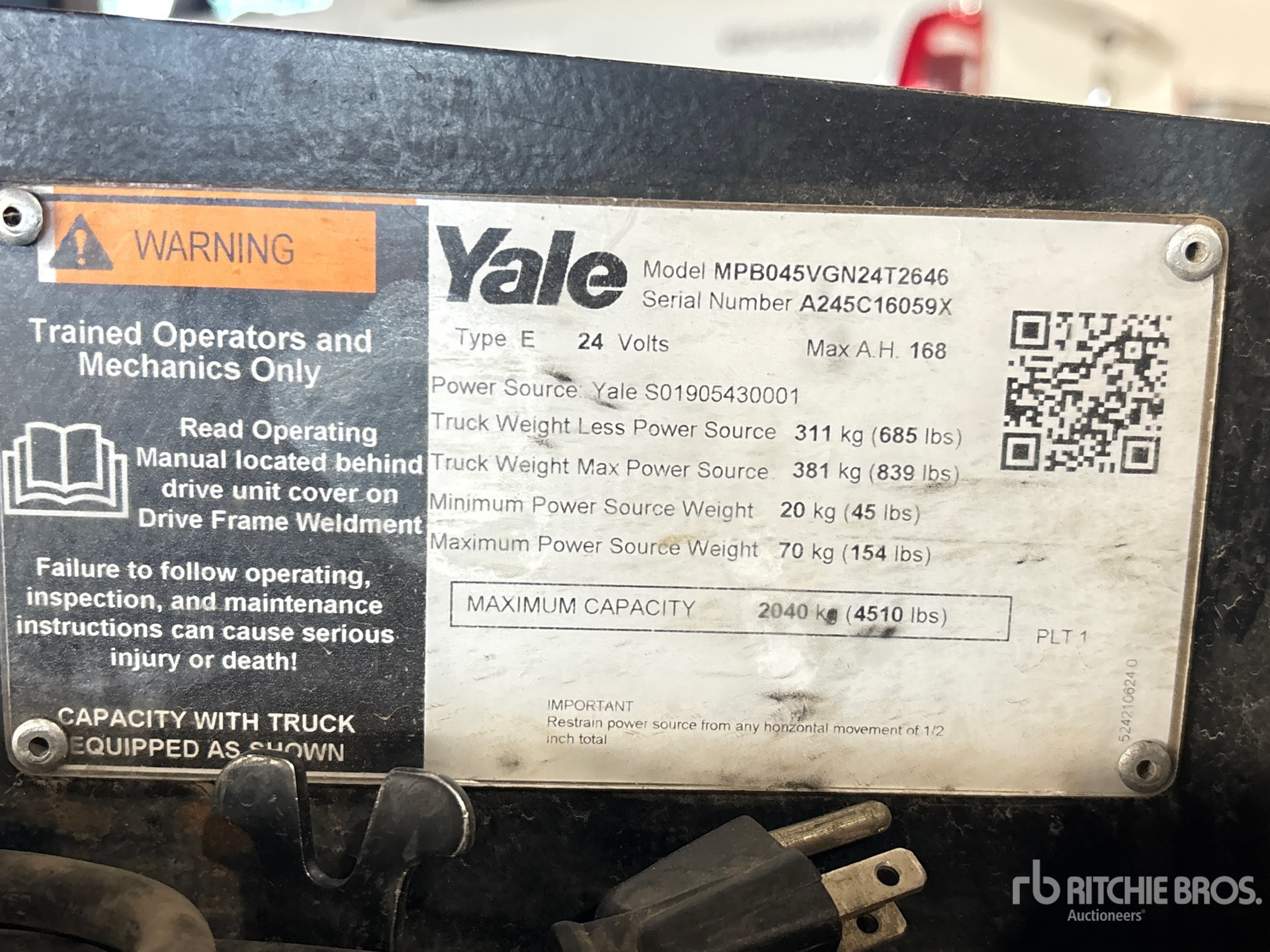 Yale MPB045VG