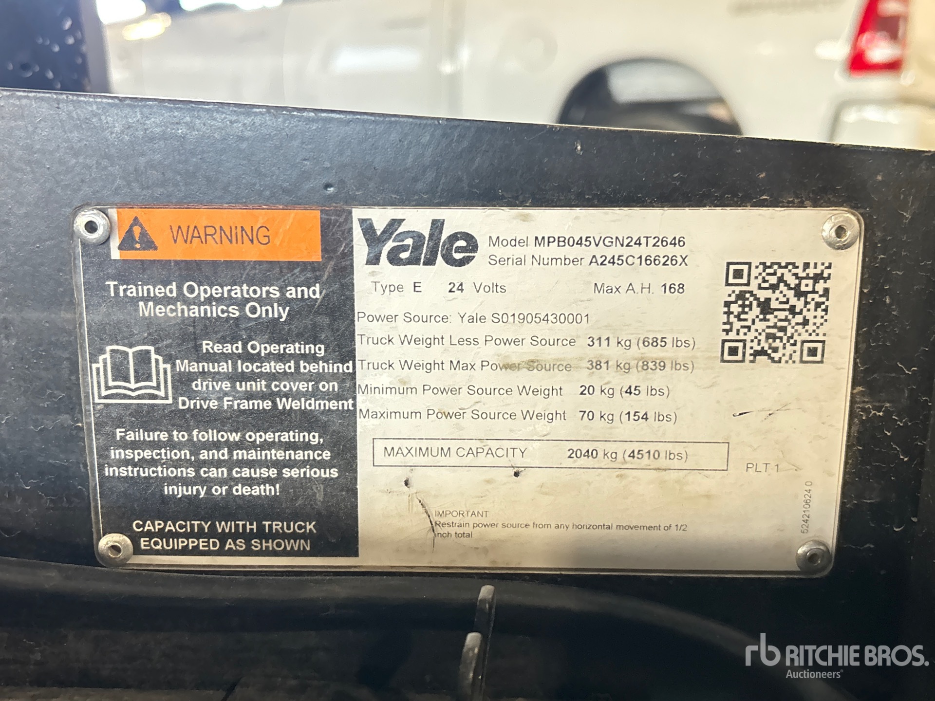 Yale MPB045VG