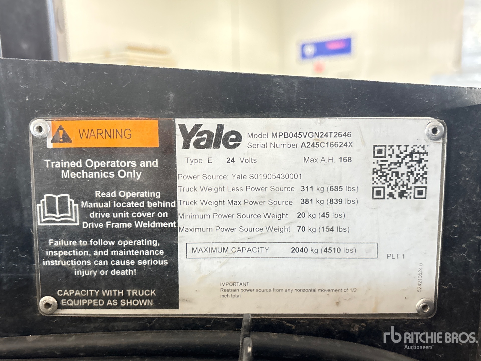 Yale MPB045VG