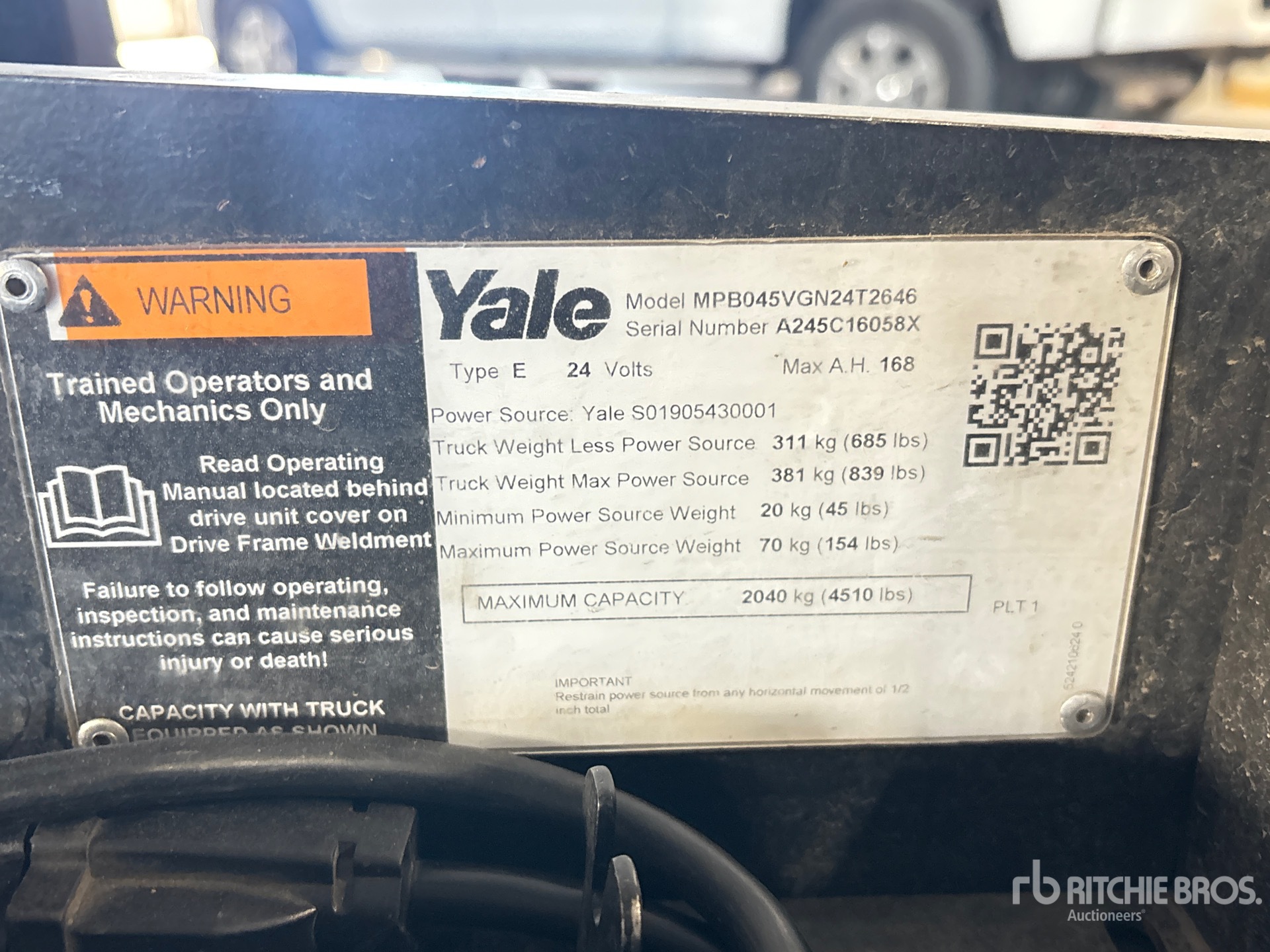 Yale MPB045VG
