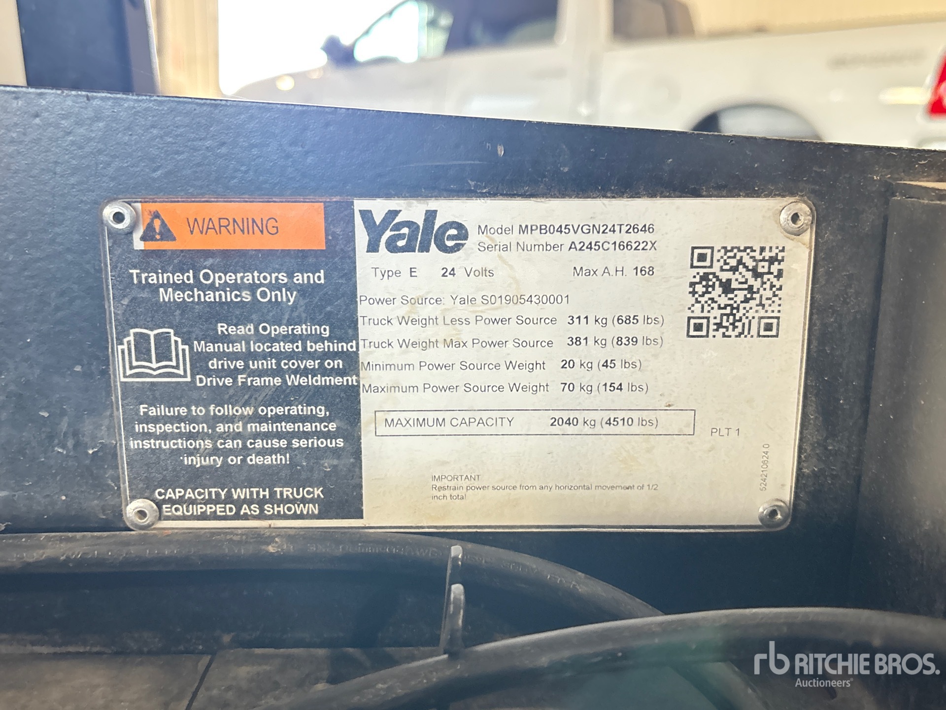 Yale MPB045VG