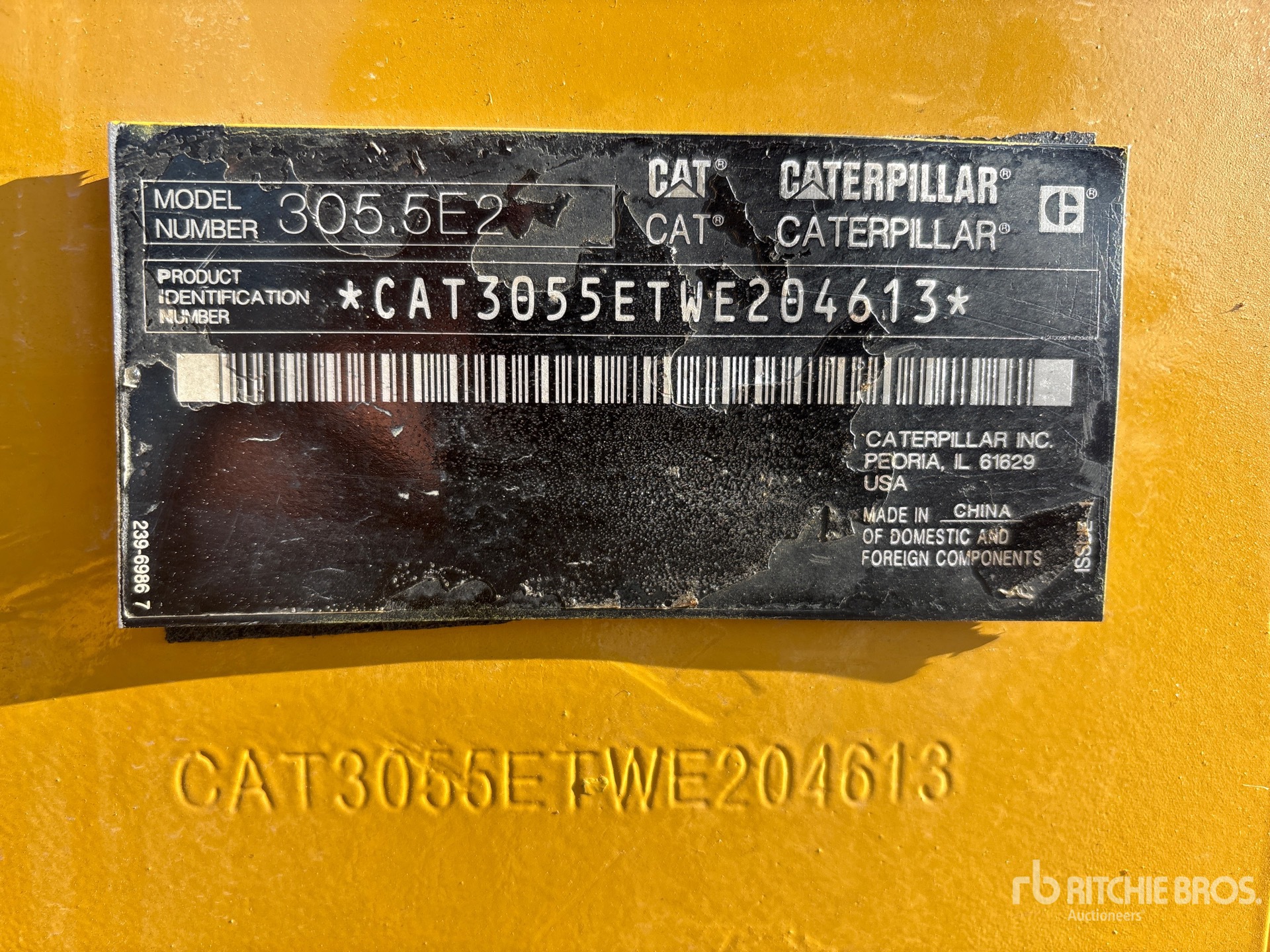2018 Caterpillar 305.5E2