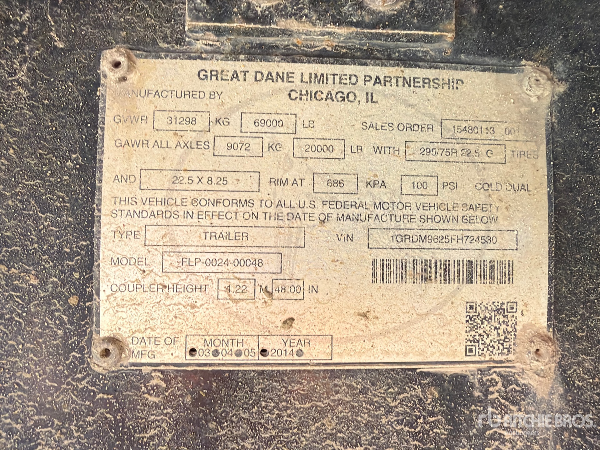 2015 Great Dane FLP-0024-00048