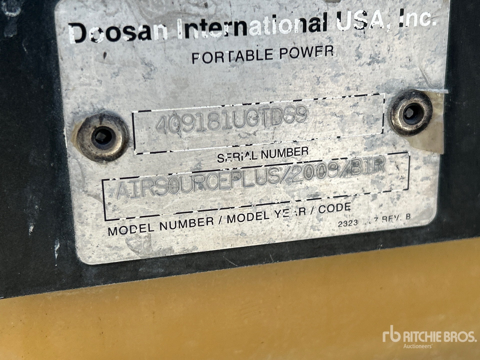 2009 Ingersoll Rand AIRSOURCEPLUS