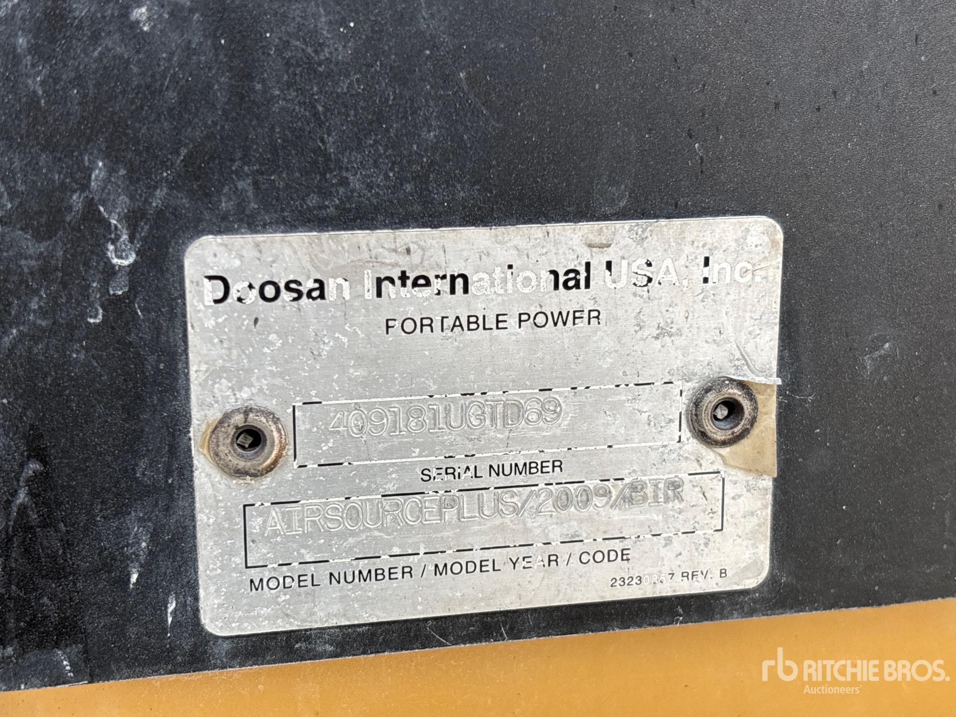 2009 Ingersoll Rand AIRSOURCEPLUS