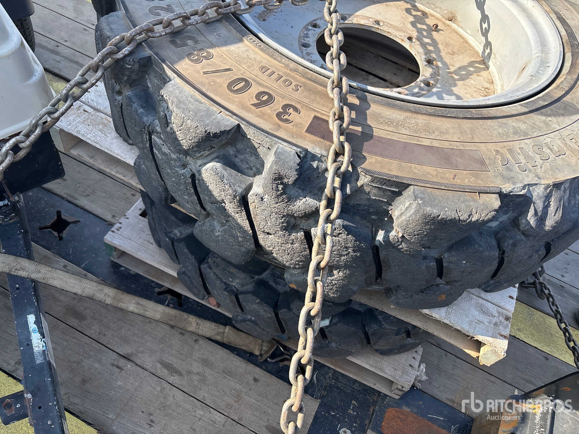 Continental Quantity of (2) 360/85-28 Solid ...