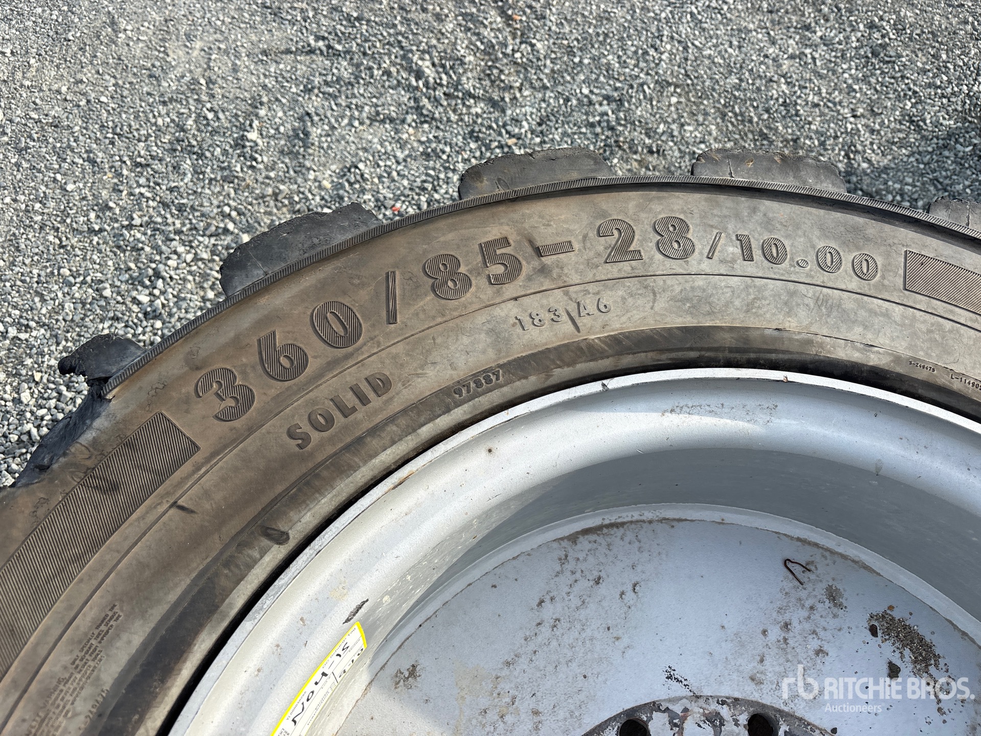 Continental Quantity of (2) 360/85-28 Solid ...