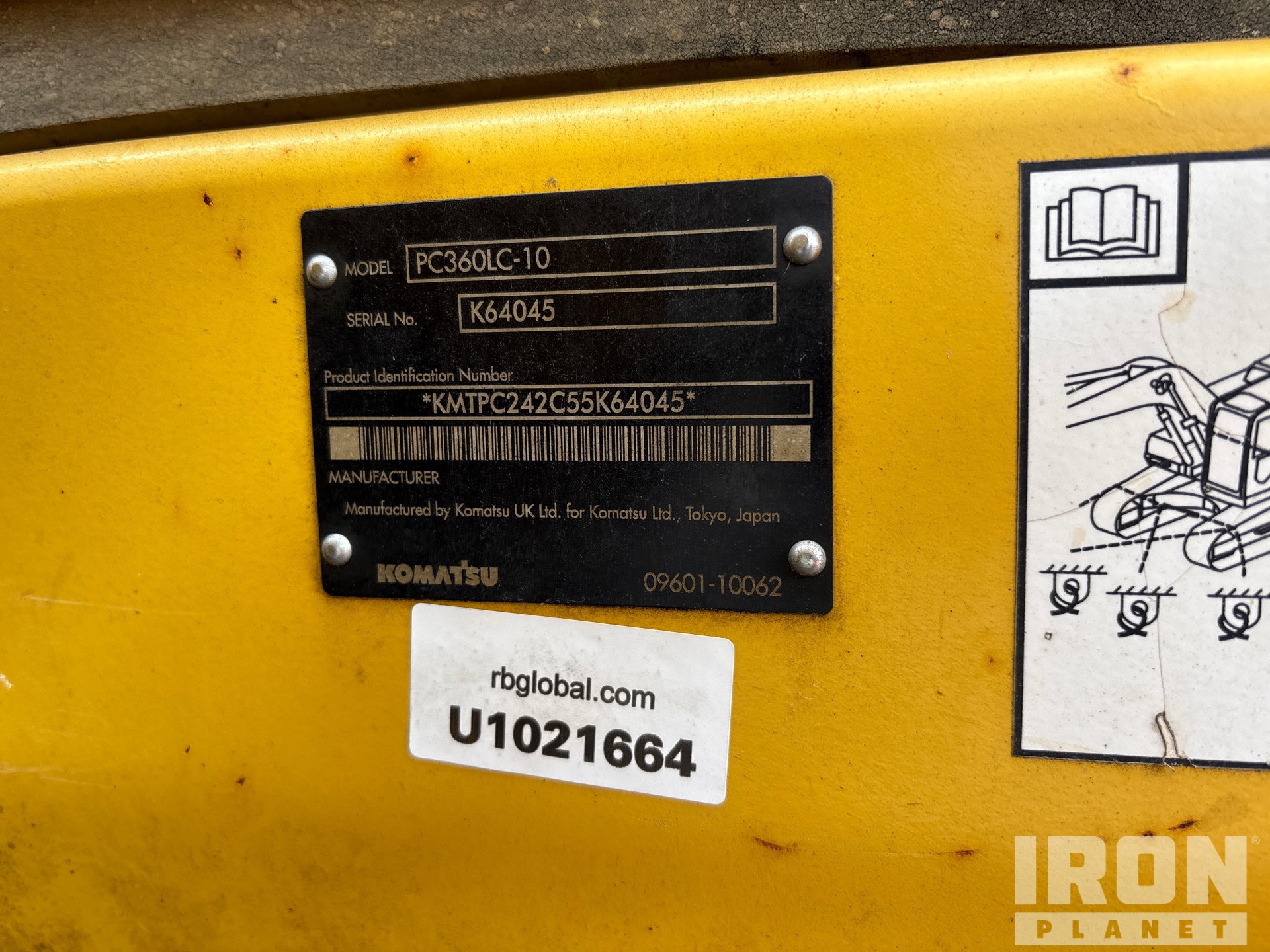 2014 Komatsu PC360LC-10
