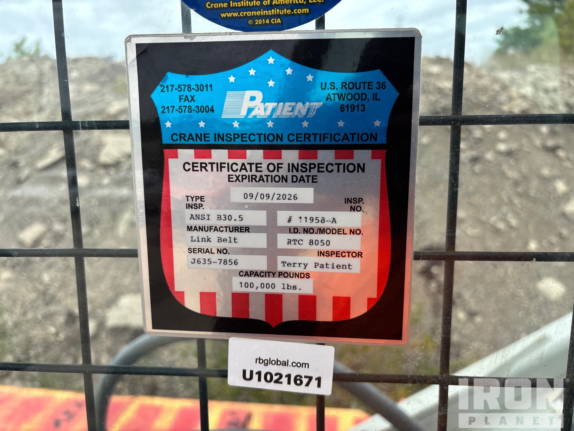 2005 Link-Belt RTC-8050