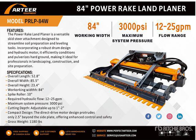 2026 ARTEER PRLP-84W Skid Steer Landplane